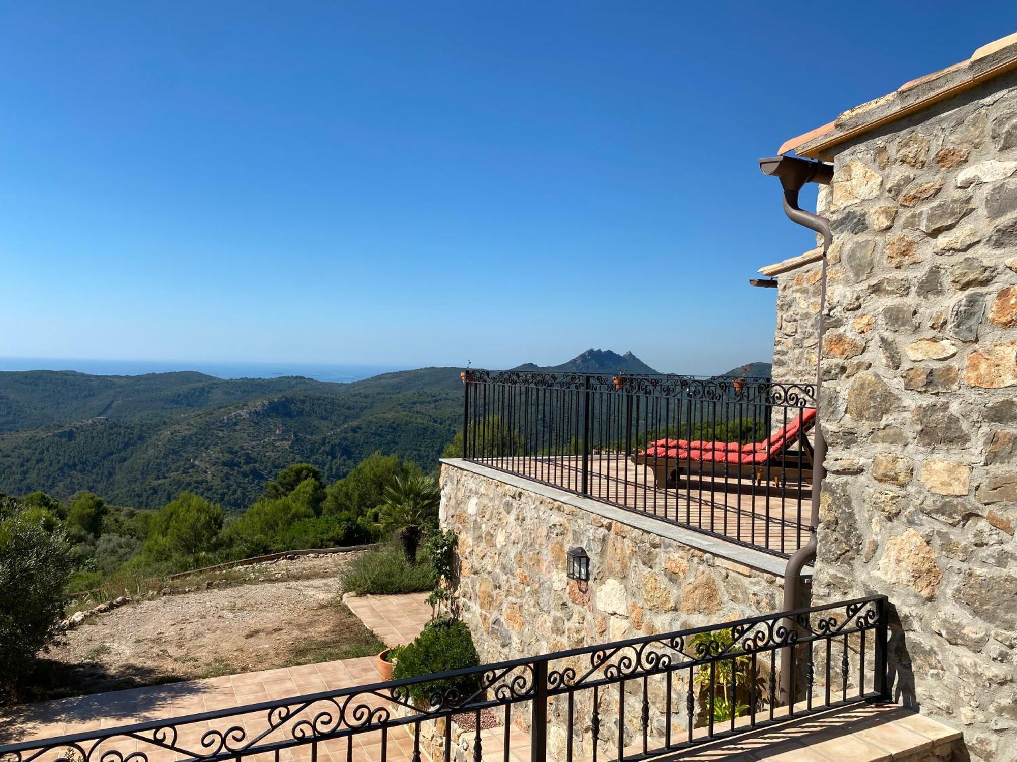 La Cueva De Miravet - Villa De Lujo En La Cima De La Montana Con Vistas Al Mar Cabanes  Exteriér fotografie