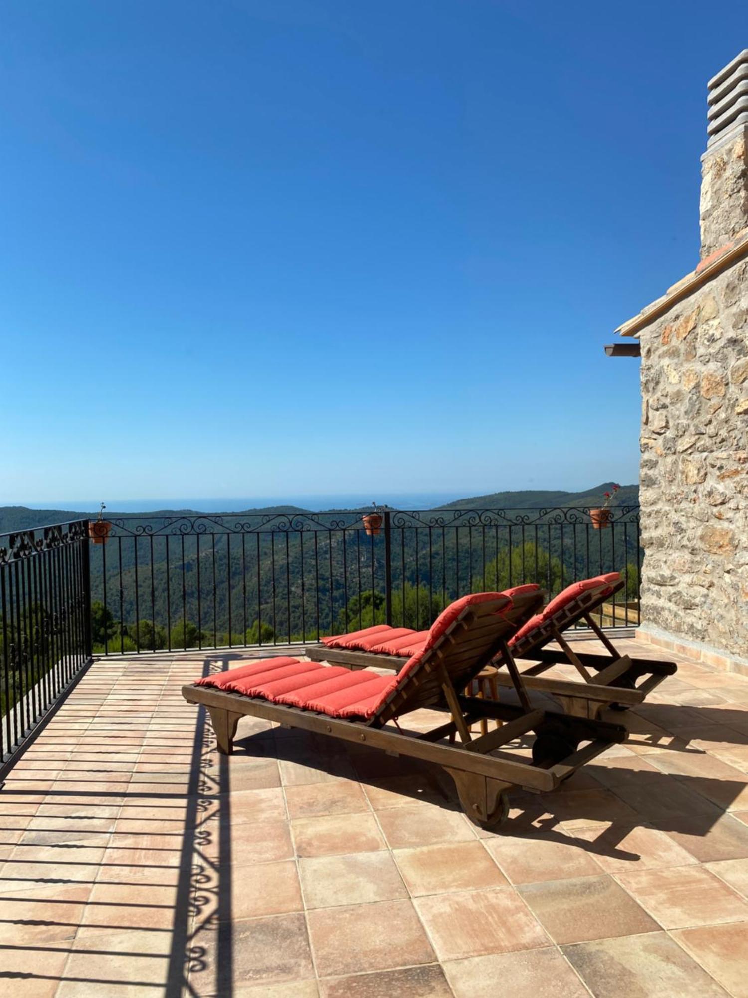 La Cueva De Miravet - Villa De Lujo En La Cima De La Montana Con Vistas Al Mar Cabanes  Exteriér fotografie