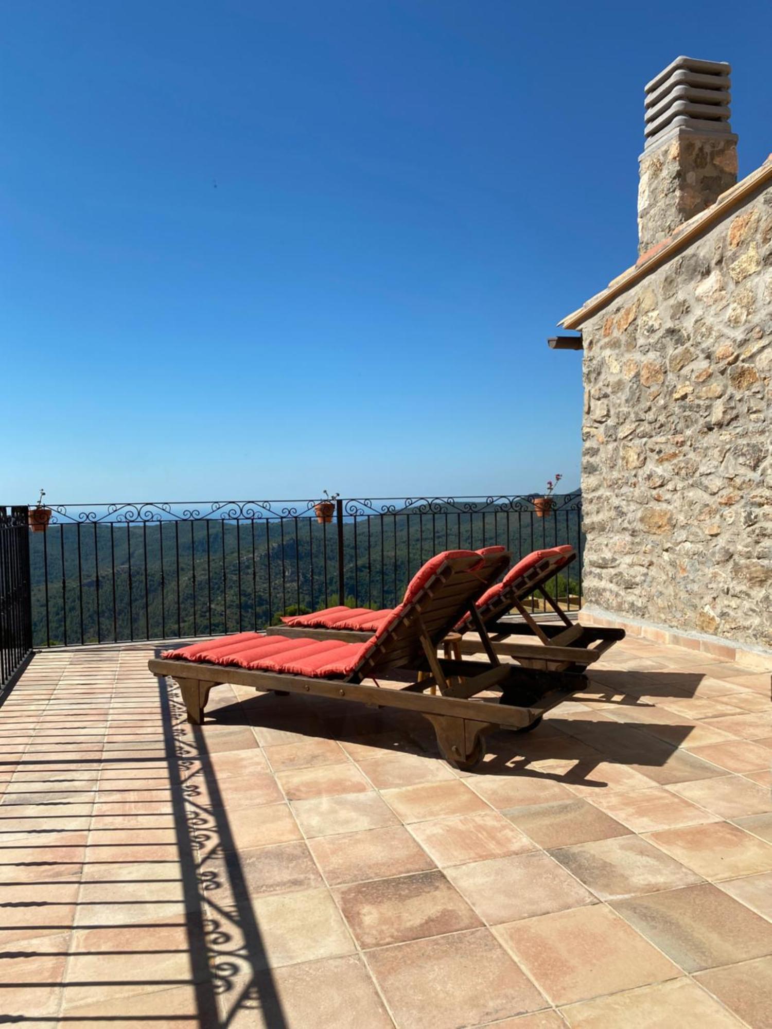 La Cueva De Miravet - Villa De Lujo En La Cima De La Montana Con Vistas Al Mar Cabanes  Exteriér fotografie