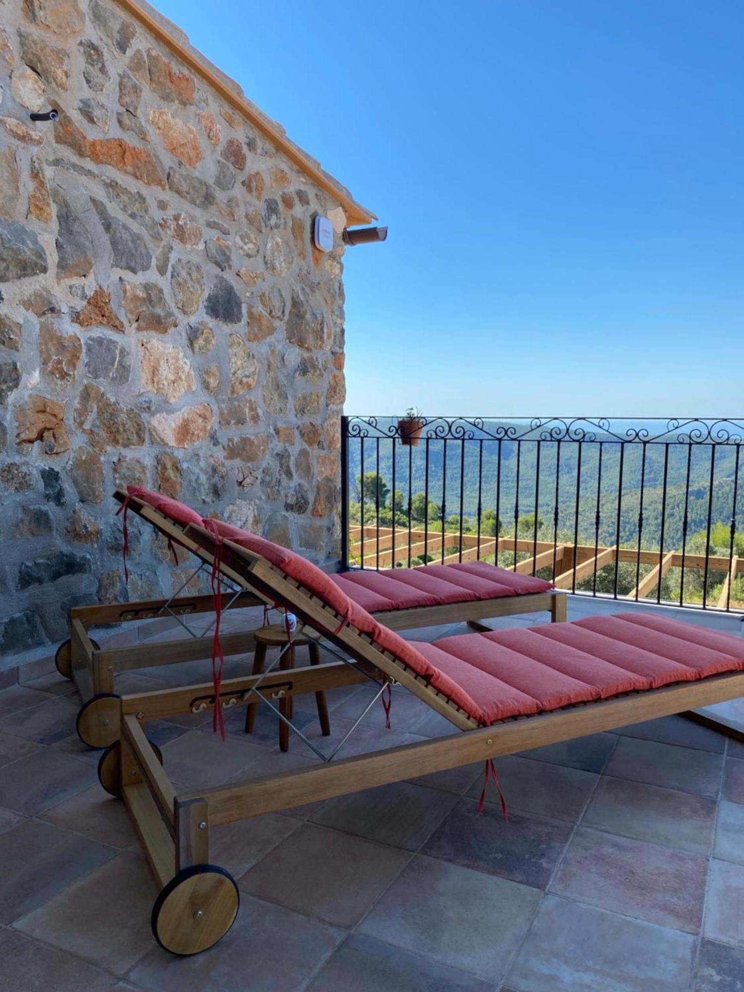 La Cueva De Miravet - Villa De Lujo En La Cima De La Montana Con Vistas Al Mar Cabanes  Exteriér fotografie