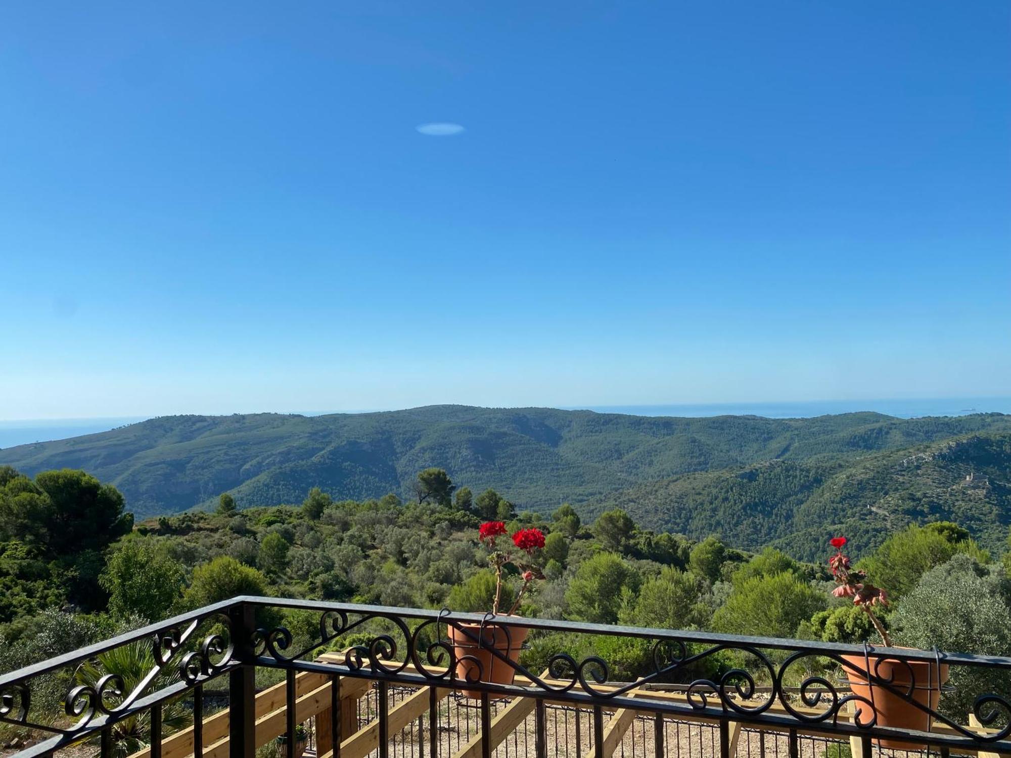 La Cueva De Miravet - Villa De Lujo En La Cima De La Montana Con Vistas Al Mar Cabanes  Exteriér fotografie