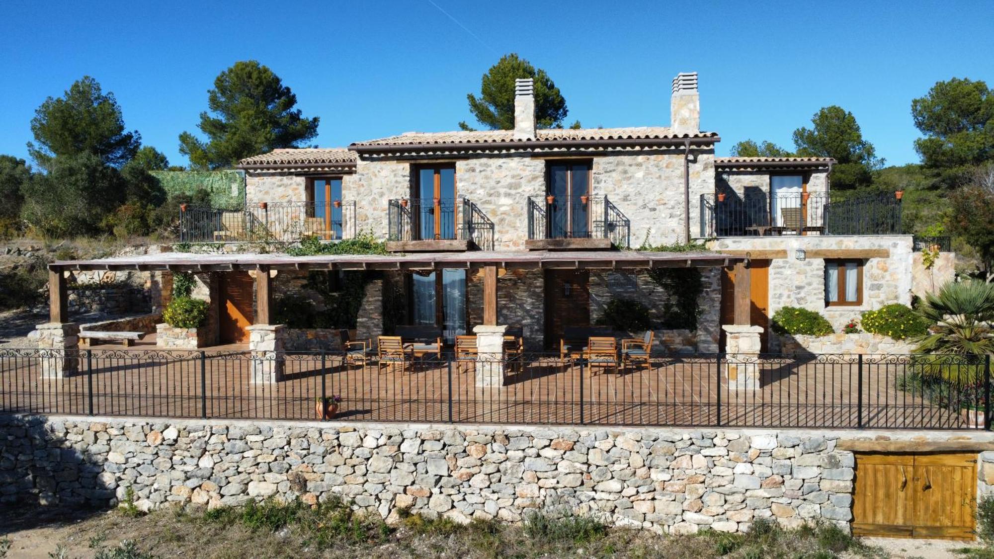 La Cueva De Miravet - Villa De Lujo En La Cima De La Montana Con Vistas Al Mar Cabanes  Exteriér fotografie